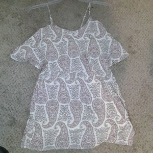 Patterned mini dress